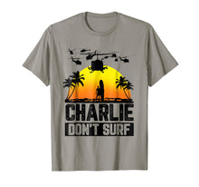 Load image into Gallery viewer, Charlie Don't Surf Military Vietnam War Apocalypse T-Shirt