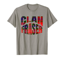 Load image into Gallery viewer, Fraser Clan Kilt Tartan T-Shirt Namesake Scotland gift Tee