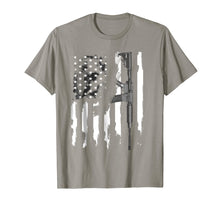 Load image into Gallery viewer, AR-15 Rifle American flag T-Shirt