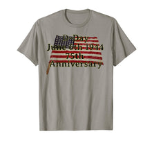 Load image into Gallery viewer, D-Day June 6th 1944 75th Anniversary Commemorative 48 Star T-Shirt