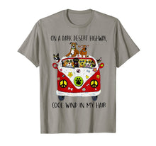 Load image into Gallery viewer, On A Dark Desert Highway Dog Feel Cool Wind In My Hair T-Shirt