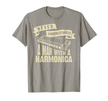 Load image into Gallery viewer, Cute Never Underestimate A Man With A Harmonica Shirt Gift
