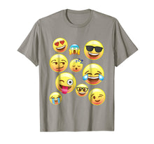 Load image into Gallery viewer, Funny Emoji Faces Shirt for Girls, Boys, Teens, Men & Women