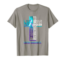 Load image into Gallery viewer, Let Your Faith Be Bigger Than Your Fear Suicide T-shirt