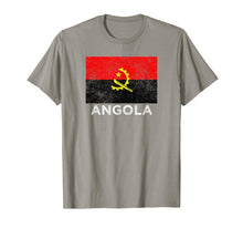 Load image into Gallery viewer, Angola National flag distressed t-shirt for men women kids