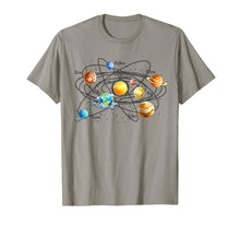 Load image into Gallery viewer, Solar System Chart Educational, Science T-Shirt Darks