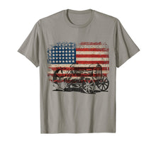 Load image into Gallery viewer, American Flag Farmer Shirt Vintage Patriotic Tractor T-Shirt