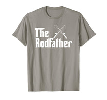 Load image into Gallery viewer, Mens The Rodfather Funny Fishing Fathers Day Gift Dad Grandpa T-Shirt-2324389