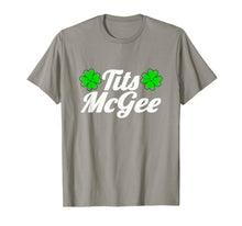 Load image into Gallery viewer, Women's Tits McGee Funny St. Patrick's Day Shamrocks Girls T-Shirt-943542