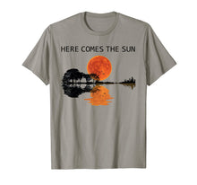 Load image into Gallery viewer, Here Comes The Sun Guitar Shadow Sunset T-Shirt
