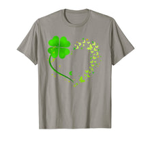 Load image into Gallery viewer, Heart Shamrock Butterfly Happy St Patrick's Day Gifts T-Shirt-517295