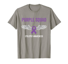Load image into Gallery viewer, Epilepsy awareness purple ribbon - epilepsy awareness month T-Shirt