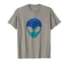 Load image into Gallery viewer, Alien Head T Shirt Starry Night Sky