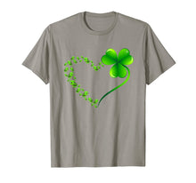 Load image into Gallery viewer, Turtle Heart Leaf Irish St. Patrick Day Clover Heart T-Shirt-257342
