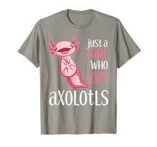 Load image into Gallery viewer, Just a Girl Who Loves Axolotls Funny Axolotl T-Shirt-1631984