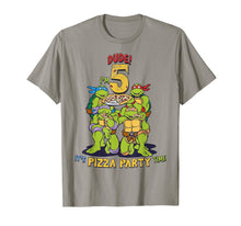 Load image into Gallery viewer, Teenage Mutant Ninja Turtles I'm 5 Dude Pizza Birthday Party T-Shirt
