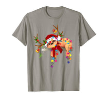 Load image into Gallery viewer, Santa sloth gorgeous reindeer Light Christmas Lover Gift T-Shirt