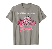 Load image into Gallery viewer, In October We Wear Pink Volleyball Breast Cancer Awareness T-Shirt