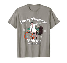 Load image into Gallery viewer, Merry Christmas-Shitter Was Full-Vacation Funny T-Shirt