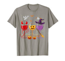 Load image into Gallery viewer, Three Glasses Of Wines Shirt Funny Halloween Wine Lover T-Shirt