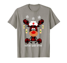 Load image into Gallery viewer, Funny Reindeer Buffalo Plaid Nurse Aide Crew Lover Gift Xmas T-Shirt-3366452