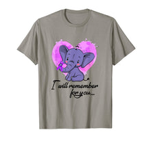 Load image into Gallery viewer, I Will Remember for You - Alzheimer T Shirt