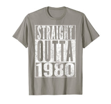 Load image into Gallery viewer, Straight Outta 1980 40th Birthday Gift Shirt 40 Years Old T-Shirt-551835