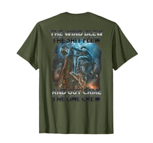 Load image into Gallery viewer, Mens Electrical Lineman T Shirt Wind Blew Out Came The Line Crew