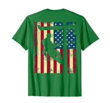 Load image into Gallery viewer, lineman Flag for men T-shirt