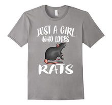 Load image into Gallery viewer, Just A Girl Who Loves Rats Owner Lover Gift T-Shirt