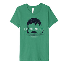 Load image into Gallery viewer, Loch Ness Monster Swimming By Moonlight Premium T-Shirt