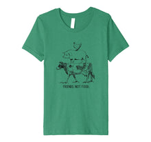 Load image into Gallery viewer, Friends Not Food Vegan Vegetarian T-shirt