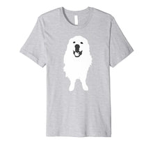 Load image into Gallery viewer, Great Pyrenees Dog Smiling T-Shirt