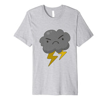 Load image into Gallery viewer, Angry Cloud with Lightning Thunderstorm Weather T-Shirt
