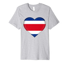 Load image into Gallery viewer, I Love Costa Rica T-Shirt | Costa Rican Flag Heart Outfit