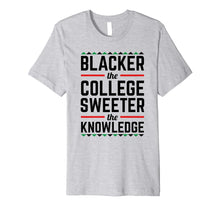 Load image into Gallery viewer, Blacker College Sweeter Knowledge African Premium T-Shirt