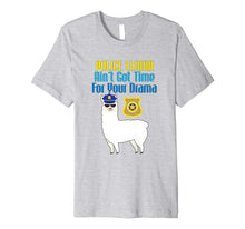 Load image into Gallery viewer, Police Officer Llama Drama Funny Alpaca T-shirt Cop Gift
