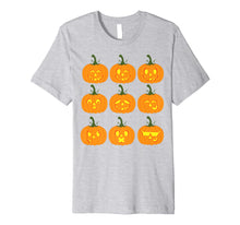 Load image into Gallery viewer, Pumpkin Emojis Halloween Shirt | Funny Carved Pumpkins Gift