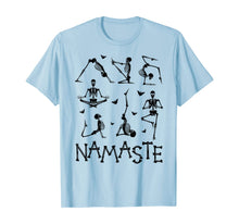 Load image into Gallery viewer, Funny Skeleton With Yoga Namaste Halloween Costume T-Shirt