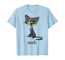 Load image into Gallery viewer, Funny Meh Cat Gift for Cat Lovers T-Shirt