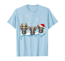 Load image into Gallery viewer, Christmas Pajama Three Hippie Elephants Costume Xmas gift T-Shirt
