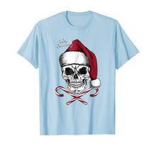 Load image into Gallery viewer, Skull Bah Humbug Christmas Funny Santa T shirt