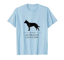Load image into Gallery viewer, Australian Cattle Dog Shirt: Black Silhouette