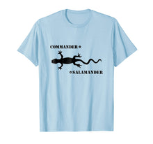 Load image into Gallery viewer, Commander Salamander - Washington T Shirt Funny Gecko