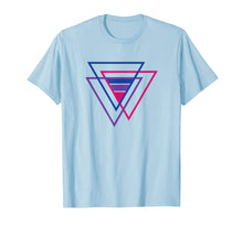 Load image into Gallery viewer, Bi Pride Triangle Shirt, BiSexual Pride Gift, Bi Flag Tee T-Shirt