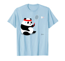 Load image into Gallery viewer, Badminton T-shirt: Panda Getting Sweaty