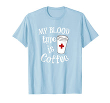 Load image into Gallery viewer, Coffee Lovers Phlebotomy Tshirt for Women Phlebotomists