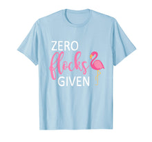 Load image into Gallery viewer, Funny Pink Flamingo Shirt Zero Flocks Given Summer Beach