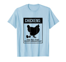 Load image into Gallery viewer, Chickens The Pet That Poops Breakfast Humorous Funny Graphic