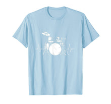 Load image into Gallery viewer, Drum Heartbeat Lifeline Music Lover Gift For Drummer T-Shirt